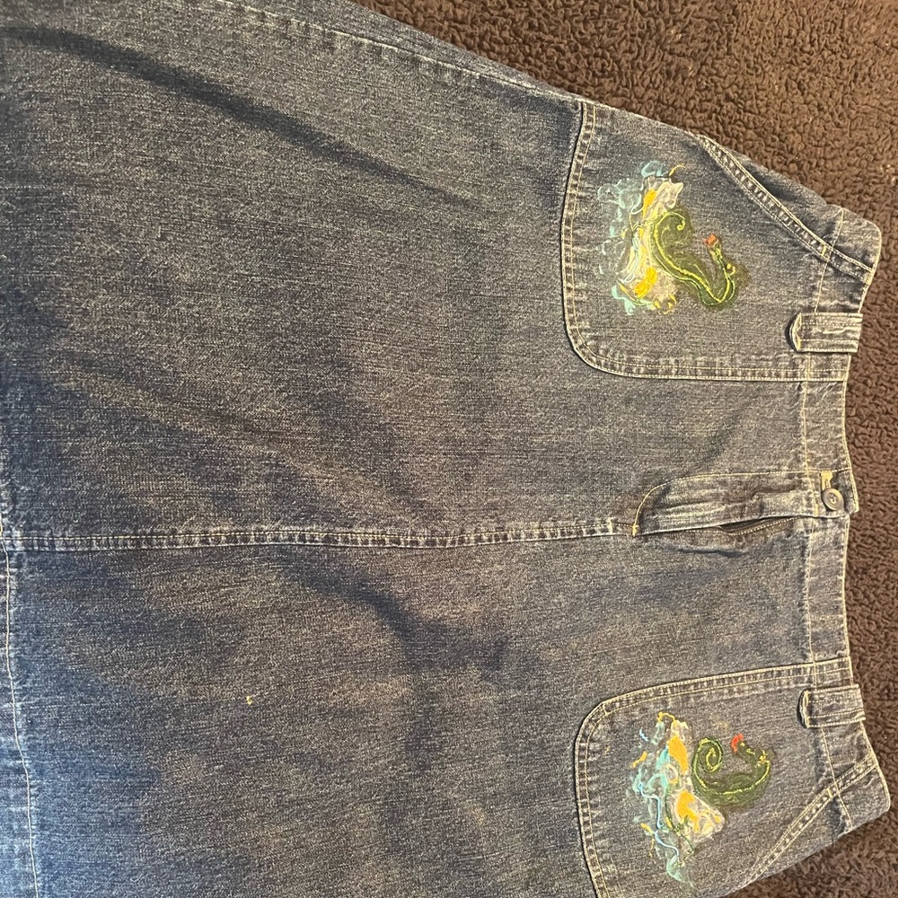 Women’s Jean skirt. Designed by Stacy. Brand Basic additions.